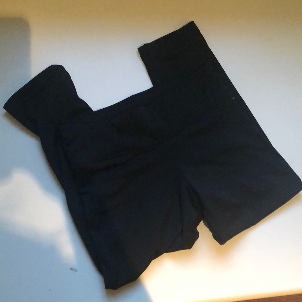 Varsity Black Leggings